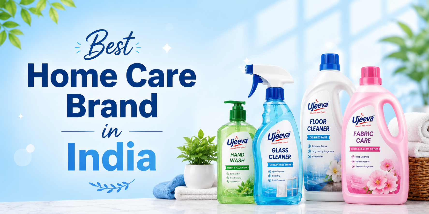 Best Home Care Brand in India – One Complete Range for Kitchen, Floor, Self-Care, Toilet & Cloth Care